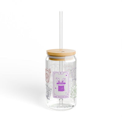 'The Magician' Tarot Card Sipper Glass