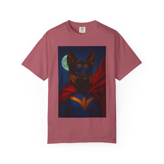 Superhero German Shepard Unisex T-shirt
