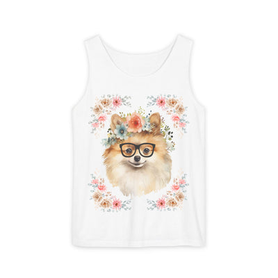 Geeky Goddess Pomeranian Unisex Tank Top