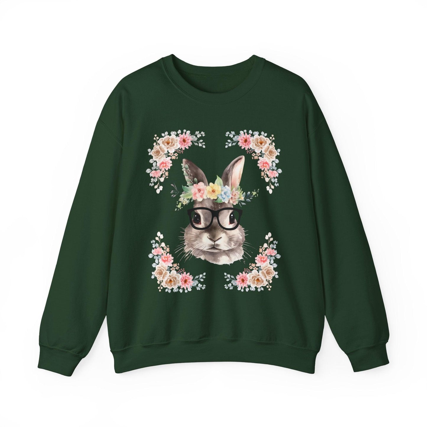 Geeky Goddess Bunny Unisex Crewneck Sweatshirt