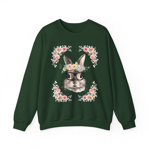 Geeky Goddess Bunny Unisex Crewneck Sweatshirt