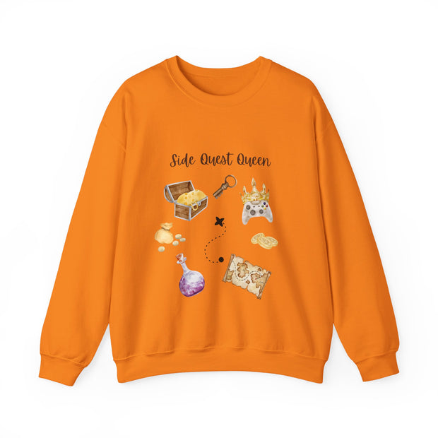 'Side Quest Queen' Unisex Crewneck Sweatshirt
