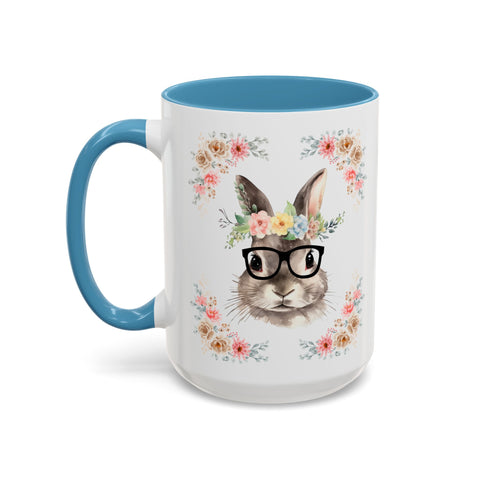 Geeky Goddess Bunny Accent Coffee Mug