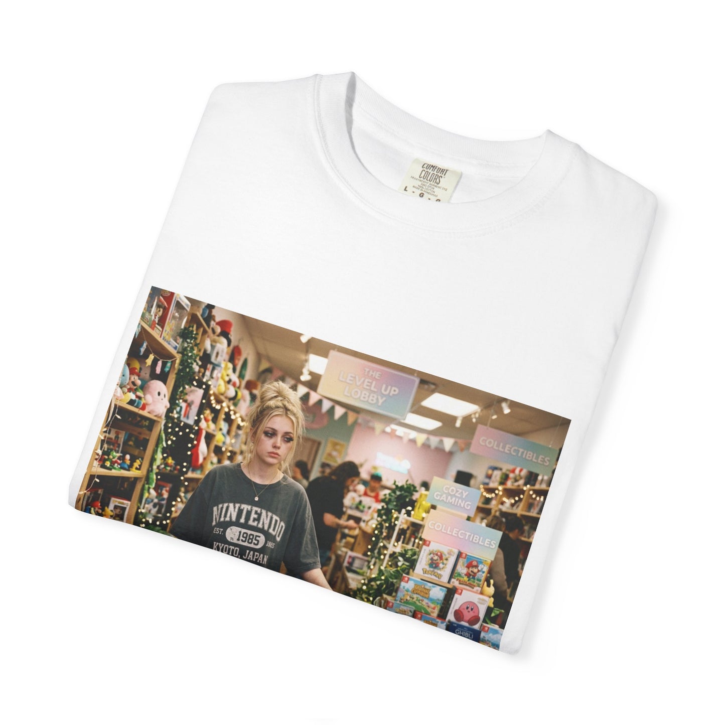 Unwell But Gaming Shirt | Gamer Girl Tee, Cozy Gaming Shirt, Video Game Lover Gift, Caffeine & Side Quests Aesthetic, Oversized Graphic Tee