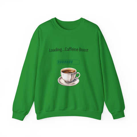 'Loading...Caffeine Boost' Unisex Crewneck Sweatshirt