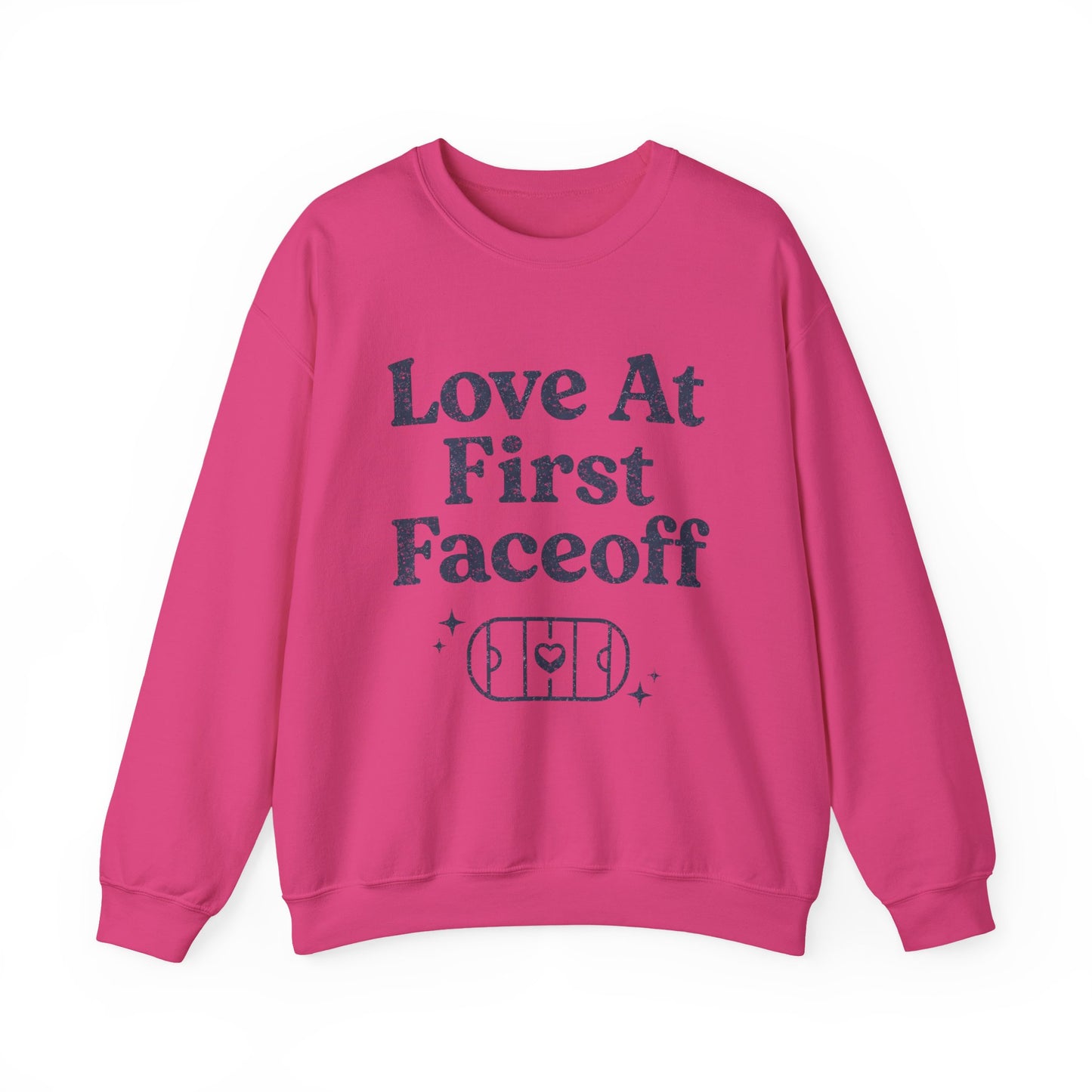 Love At First Faceoff Sweatshirt, Hockey Romance Booktok Crewneck, Sports Romance Reader Pullover