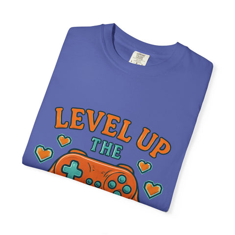 Gamer T-shirt - Level Up the Leftovers | Unisex Gaming Tee, Casual Wear, Game Night Shirt, Gift for Gamers, Funny Apparel
