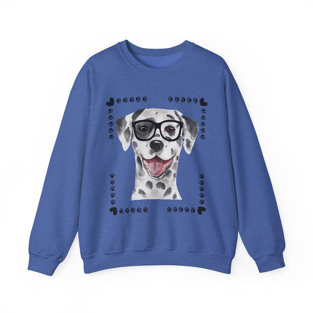 Geeky Good Dalmatian Unisex Crewneck Sweatshirt