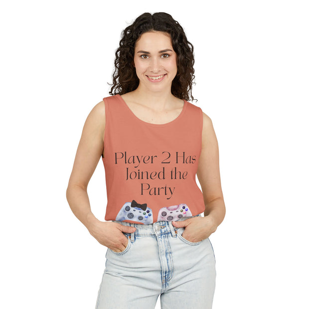 'Player 2 Has Joined the Party' 'Est. 2026' Unisex Tank Top