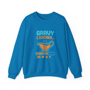 Gravy Loading Sweatshirt, Fun Unisex Crewneck, Thanksgiving Apparel, Casual Gift for Foodies, Humor Sweatshirt