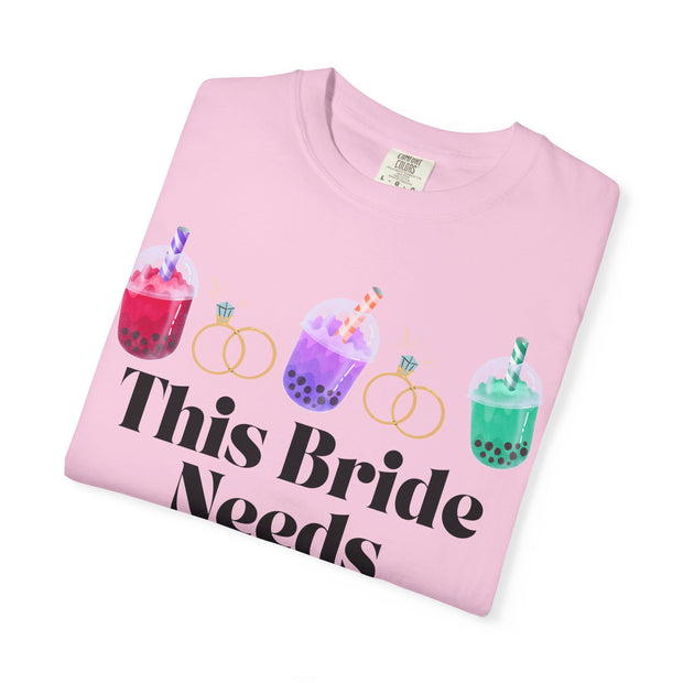'The Bride Needs Boba' Unisex T-Shirt