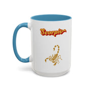 'Scorpio' Accent Coffee Mug