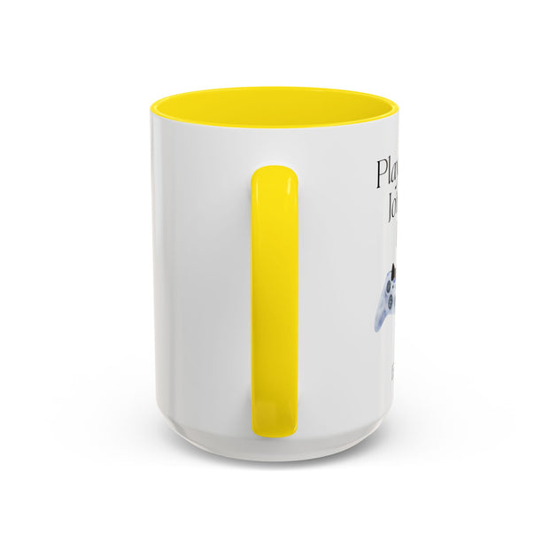'Player 2 Has Joined The Party' 'Est. 2025' Accent Coffee Mug