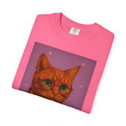 Pawgwarts Orange Cat Wizard T-Shirt