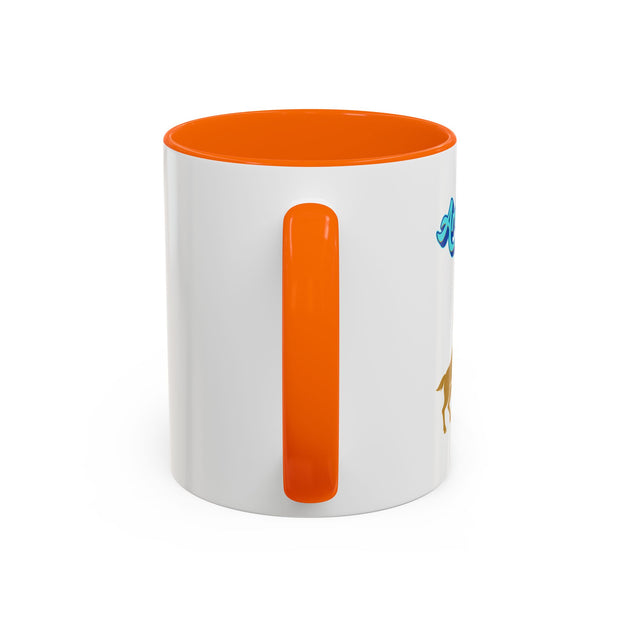 'Aries' Zodiac Accent Coffee Mug