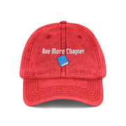 'One More Chapter' Vintage Embroidered Cap
