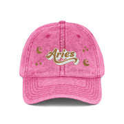 'Aries' Vintage Embroidered Cap