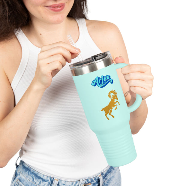 'Aries' Zodiac Insulated Travel Mug, 40oz