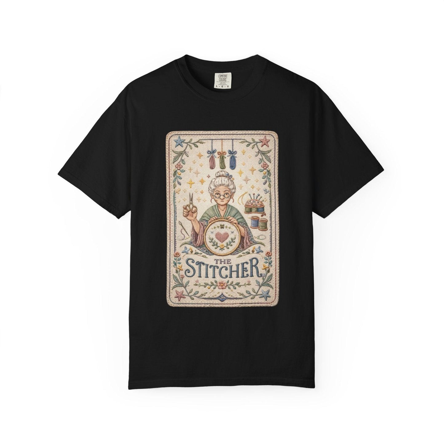 Grandma Hobbies Shirt, Vintage Cross Stitch Tee, Sewing Gift for Her, Embroidery Lover Shirt, Cottagecore Aesthetic