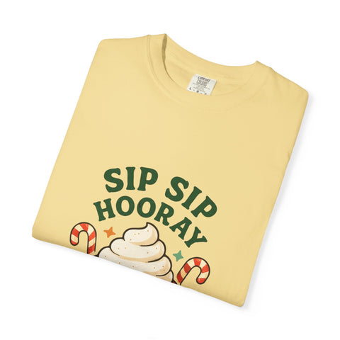 'Sip Sip Hooray' Holiday Unisex T-shirt