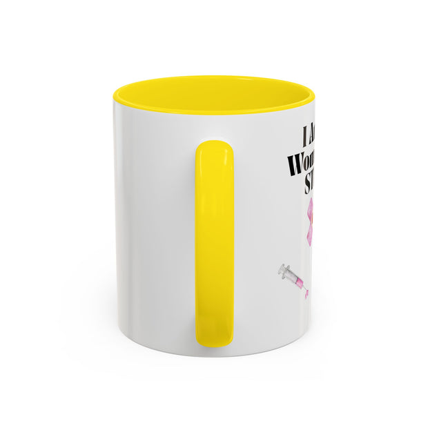 'I Am A Woman In STEM' Nurse Accent Coffee Mug