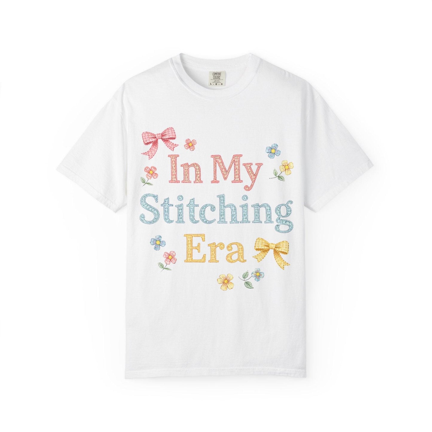 In My Stitching Era T-Shirt | Vintage Embroidery Theme