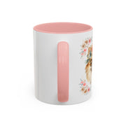 Geeky Goddess Pomeranian Accent Coffee Mug