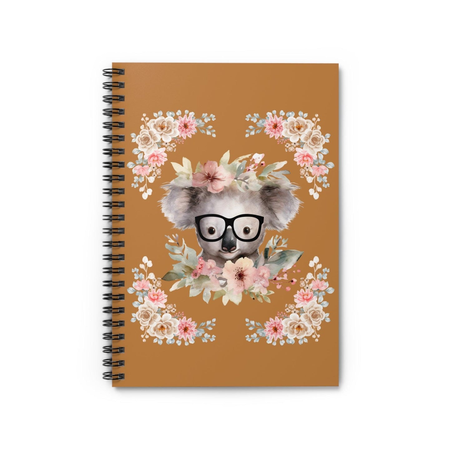 Geeky Goddess Koala Spiral Notebook
