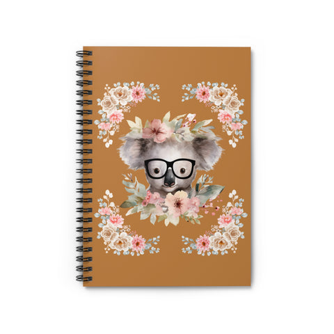 Geeky Goddess Koala Spiral Notebook