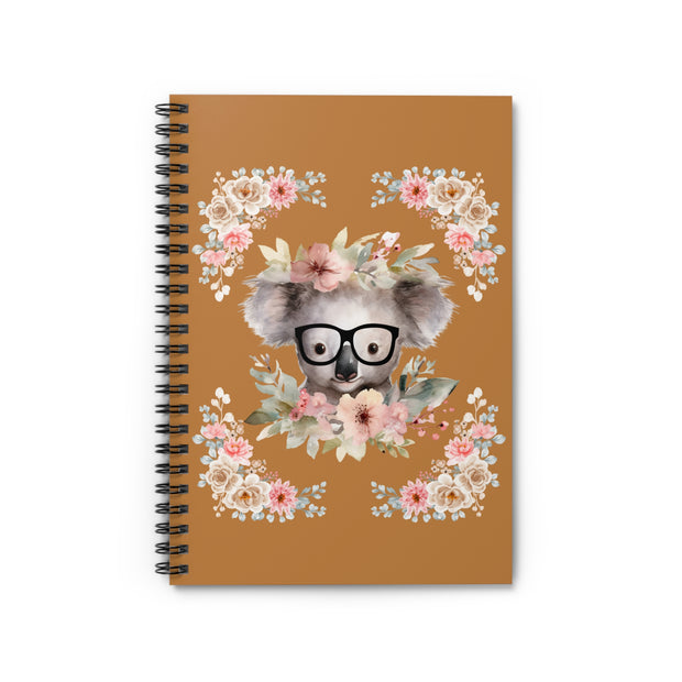 Geeky Goddess Koala Spiral Notebook