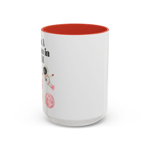 'I Am A Woman In STEM' Astronaut Accent Coffee Mug