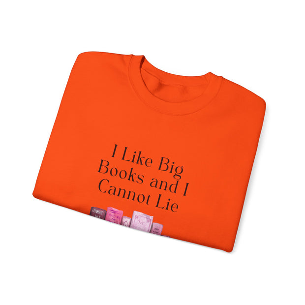'I Like Big Books and I Cannot Lie' Unisex Crewneck Sweatshirt
