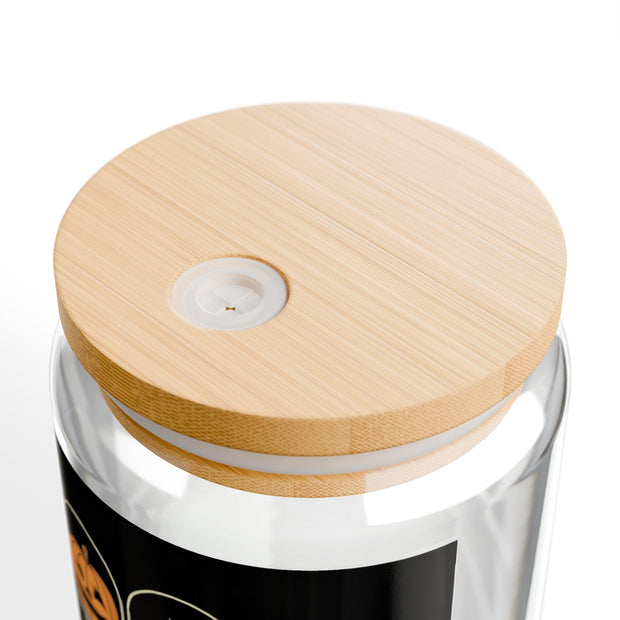 Spooky Season Golden Retriever Sipper Glass