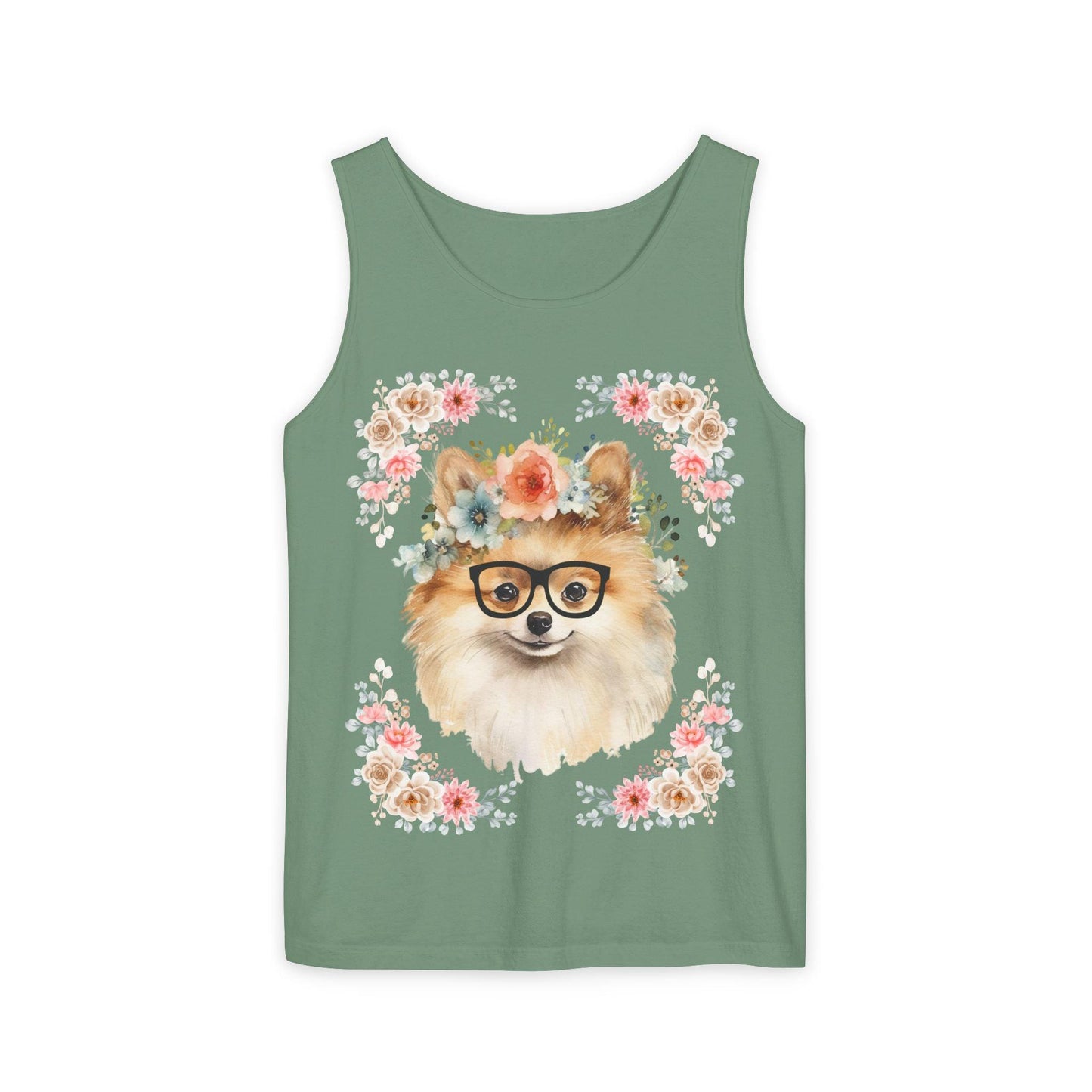 Geeky Goddess Pomeranian Unisex Tank Top