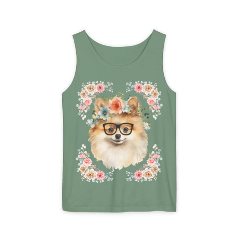 Geeky Goddess Pomeranian Unisex Tank Top