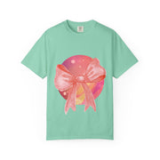 Pink/Yellow Planet Wrapped In Bow Unisex T-Shirt