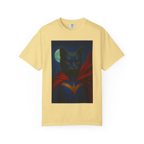 Superhero Dark Gray Cat Unisex T-shirt