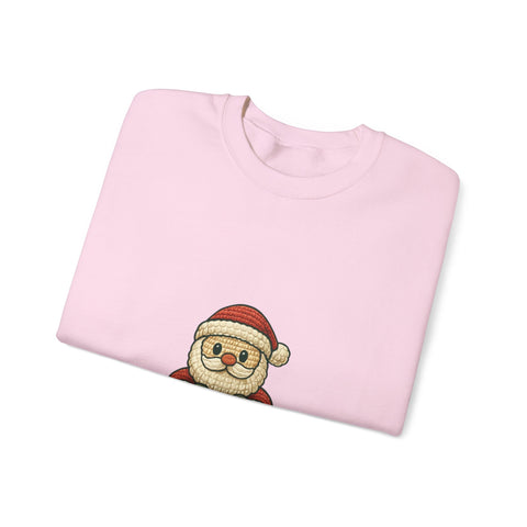 Cozy Santa Sweatshirt, Unisex Christmas Crewneck, Holiday Apparel, Festive Gift, Winter Wardrobe Staple