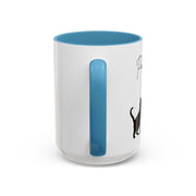 'Paws and Reflect' Cats Accent Coffee Mug