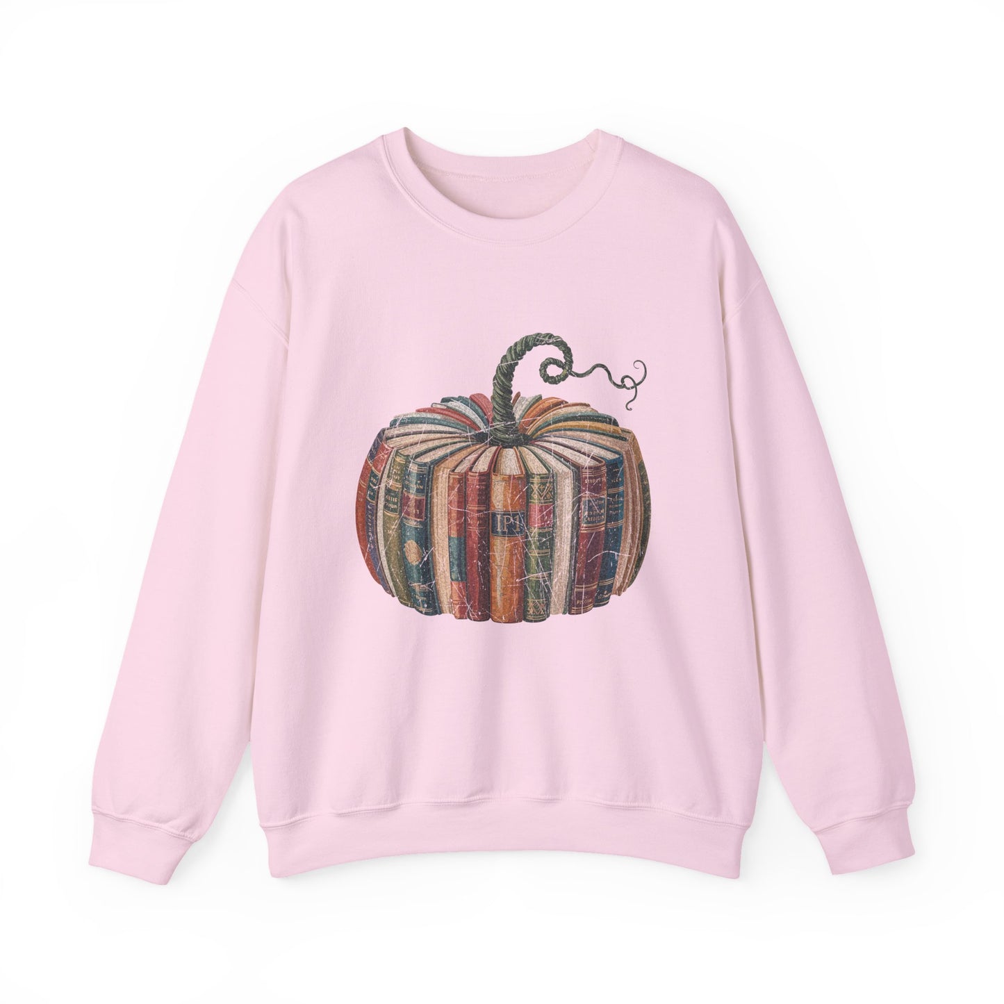 Patchwork Pumpkin Crewneck Sweatshirt | Fall Plaid Pumpkin Shirt