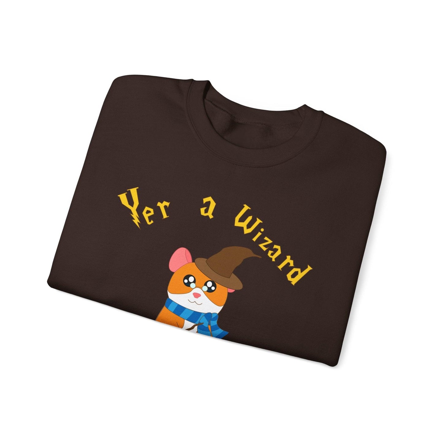 Hammy Wizard Hamster Sweatshirt | Cute Wizard Hamster Crewneck