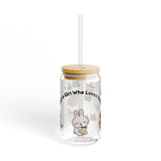 'Just a Girl Who Loves Boba' Sipper Glass