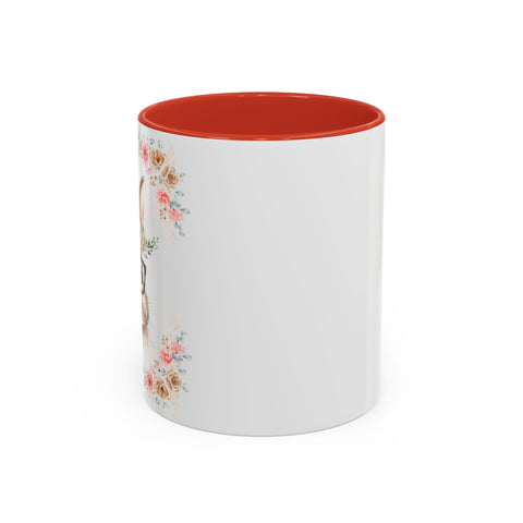 Geeky Goddess Bunny Accent Coffee Mug