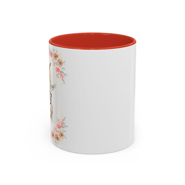 Geeky Goddess Bunny Accent Coffee Mug