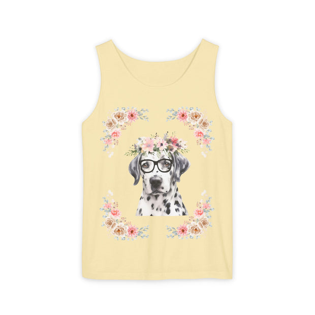 Geeky Goddess Dalmatian Unisex Tank Top