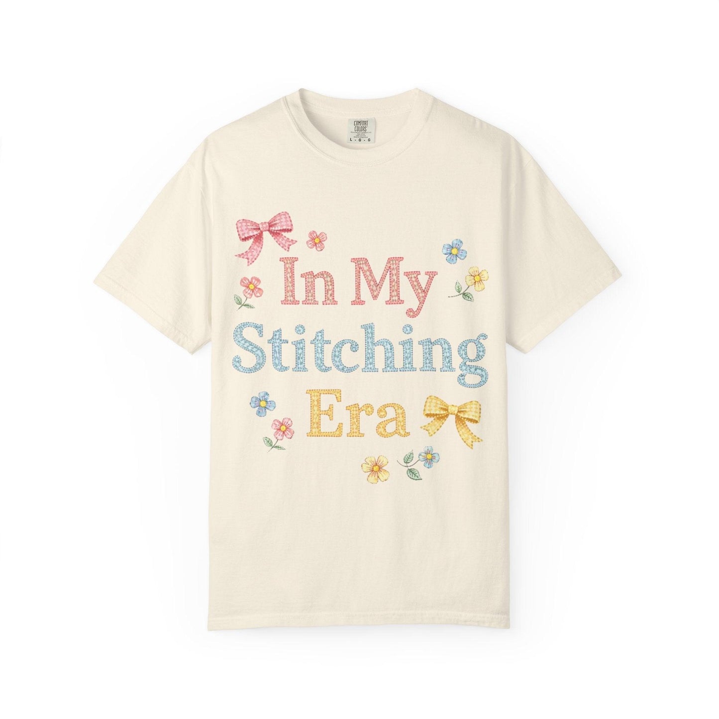 In My Stitching Era T-Shirt | Vintage Embroidery Theme