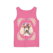 Geeky Goddess French Poodle Unisex Tank Top