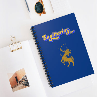 'Sagittarius' Zodiac Spiral Notebook