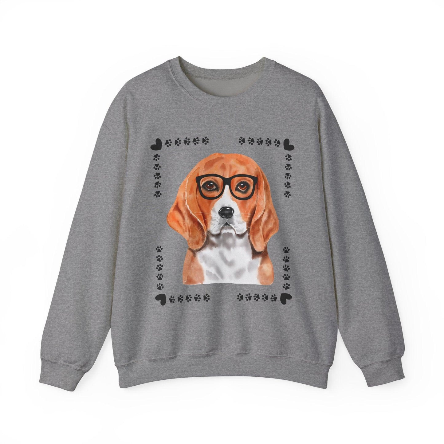 Geeky Good Beagle Unisex Crewneck Sweatshirt