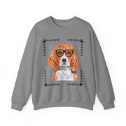 Geeky Good Beagle Unisex Crewneck Sweatshirt